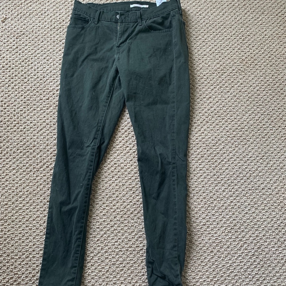 Levi’s suede army green jeans